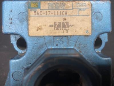 Mac Valves 56c 17 111ca Solenoid 3 Way Valve Garden City Plastics